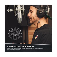 MA-67 Studio Condenser Microphone, 34mm Gold Large Diaphragm Capsule, Includi…