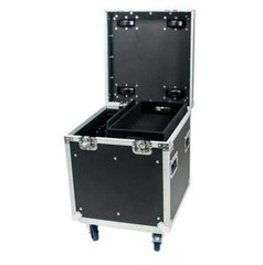 OSP 22″ Half Trunk Flight Road Case with 4″ Rubber Wheels – Dividers and Tray