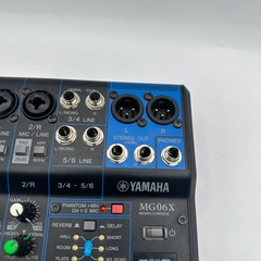Yamaha MG06X 6-Channel Desktop Mixing Console w/ Phantom Power, FX