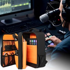 GMAK Audio Mixer Backpack Compatible with RØDECaster Pro/Pro II, ProFX10v3, RC D