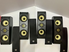 SLS Audio EG-5000S Studio Surround Monitors 100W 4 Ohms each w/ Mounts Lot of 4