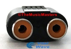 (4) 1/4 inch TRRS Male Plug to Dual RCA Jacks (F) Audio Cable Cord Adapter VWLTW