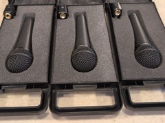 Behringer Ultravoice MICROPHONE LOT OF 3 (XM8500) w/Carrying Cases