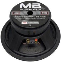 2x 10″ Midrange Speakers 1000 Watts 4 Ohm MB Acoustics Car & Pro Audio Woofers
