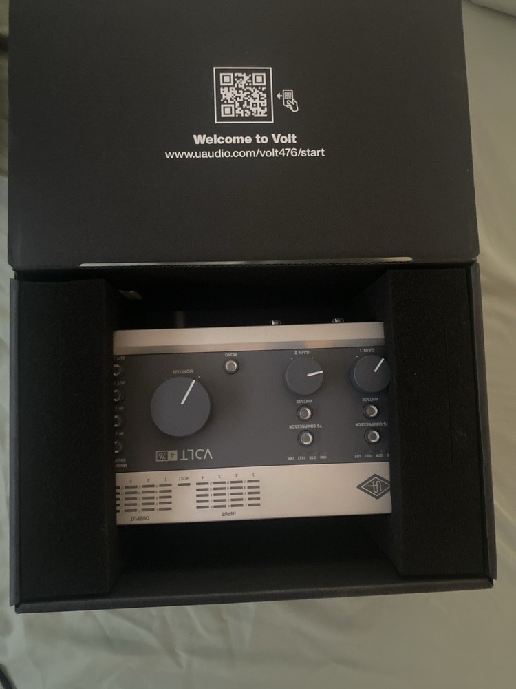 Universal Audio Volt 476 USB Audio Interface PC/Mac Compatible Desktop Studio