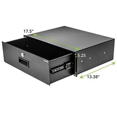 Navepoint Server Cabinet Case 19 Inch Rack Mount Dj Locking Lockable Deep