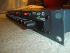 Biamp EQ 140, Latter Version, 4 Band Parametric Equalizer, Eq, Vintage Rack
