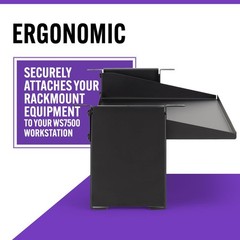 Two-Space Rack Mount for Workstation Stand – On-Stage