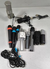 LOT OF 10 Various Brands & Models Microphone Used Working