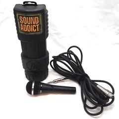 Audio-Technica Bark Sound Addict Microphone w/ Cord & Hard Case TESTED & WORKING