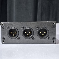 Hosa MXL-369 3-Point XLR Balanced Patchbay Module XLR3F to XLR3M