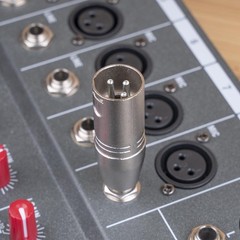 2 Pack 1/4 TRS to XLR Adapter, Balanced Quarter Inch 6.35mm Male to XLR Male Ada