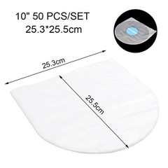 Clear Vinyl Record Protecter Bags for Dust and Damage Protection 50Pcs