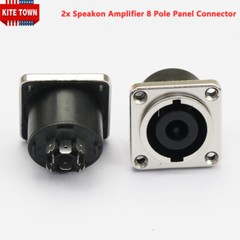 2x For Neutrik NL8MPR Speakon Loudspeaker 8 Pole Panel Connector