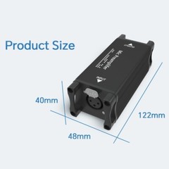 25dB Microphone Booster Mic Preamplifier 20Hz-20KHz For Seamlessly Integration