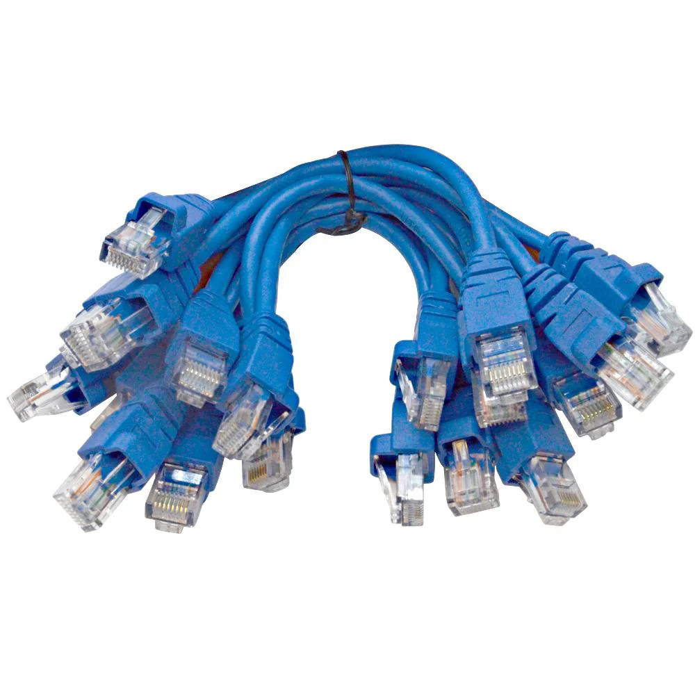 10 Pack 6 inch CAT5e UTP Patch Cables RJ45 Ethernet Network 8 Wire Cords