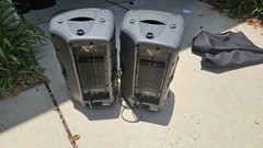 Mackie SRM450 V1Active Powered PA Speaker Pair 450W RMS 12in XLR Black.