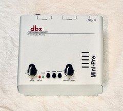 dbx Mini-Pre Vacuum Tube Microphone Preamplifier – Great Condition