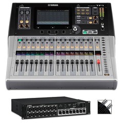 Yamaha TF1 16Channel Digital Mixer With Tio1608D2 Dante Stagebox and Cable