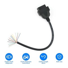 16 Pin 1 PC OBD OBDII OBD2 Female Connector Car Diagnostic Extension Cable
