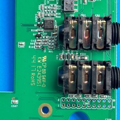NI KOMPLETE S25 MK1 MIDI Keyboard Part ON/OFF AC USB Input Power Board PBC-01-F0
