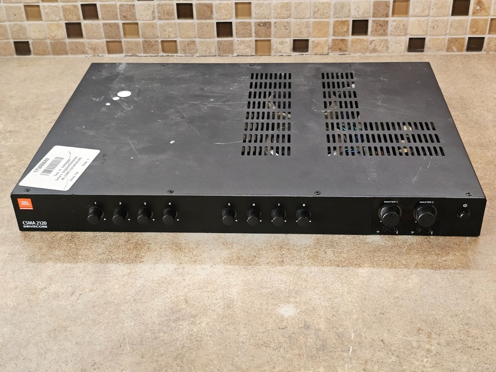 JBL CSMA 2120 Drivecore Commercial / Industrial Mixer Amplifier – 2 x 120W #526