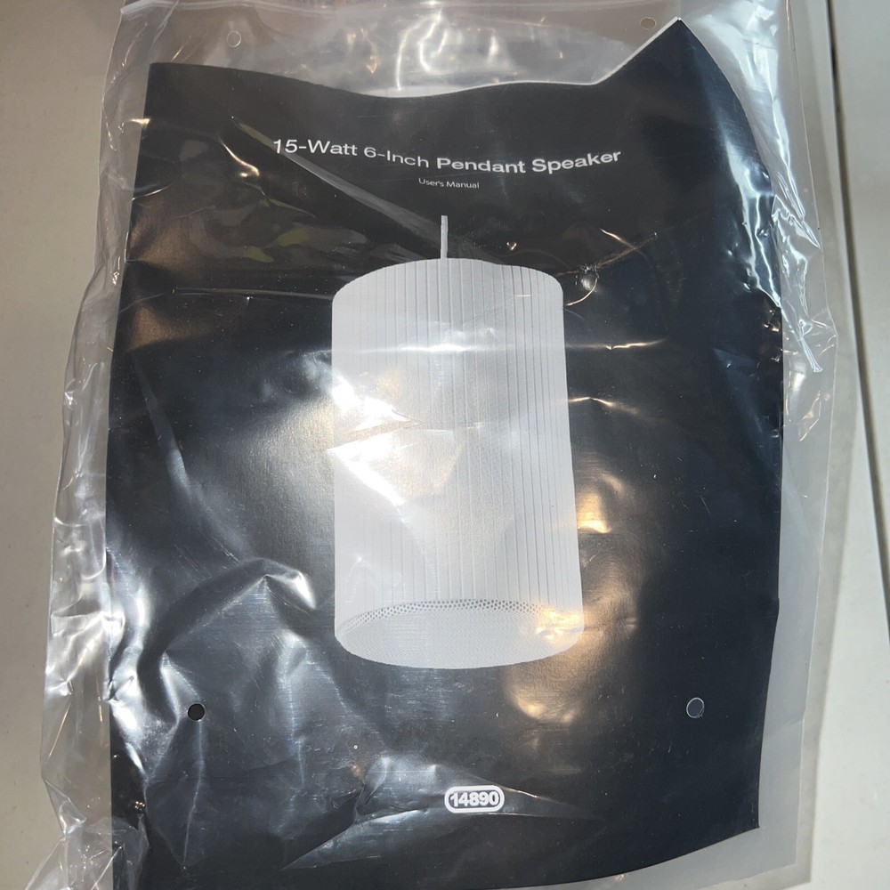 Monoprice Commercial Audio 7.5W 6-inch Pendant Speaker 70V