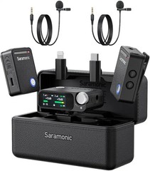 Saramonic Ultra 2-Person Universal Wireless Mic w/32-Bit Float Recording Black