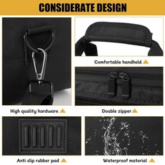 Padded Mixer Carry Bag Fits Behringer X-AIR Series Mixers( XR12,XR16,XR18), L