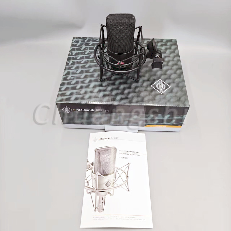 TLM 103 Neumann Large-diaphragm Condenser Nickel Microphone Black open box