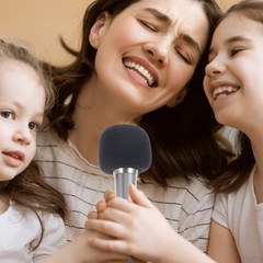 2Pcs Durable Miniature Microphone for Phone Live Broadcast Alloy Assorted Colors