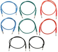 StageMASTER STT-2-8PK Black TT Patch Cable – 2 foot (8-pack)