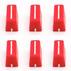 6pcs Fader Knob Cap For Denon Numark (Red) Pioneer DDJ-SX SZ Rane 61 62 64 68