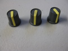Knobs for electronics – various colors