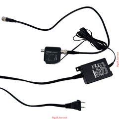 Shure UABIAST In-Line Power Adapter with PS23US Power Supply & BNC Coaxial Cable