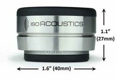IsoAcoustics Orea Graphite Audio Equipment Isolation Puck (4 lbs Max/pc)