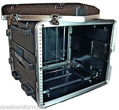 Rack Case 19″ wide 8U Space Light Weight Amp, DJ, ABS 16.5″ Deep Shell w Screws
