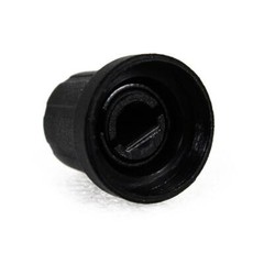 PixelGear Black D-Shaft Knob w/ Red Cap & White Indicator Line for DBX 160A