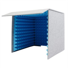 Desktop Soundproof Cover Portable Vocal Recording Booth Sound Absorbing Shield