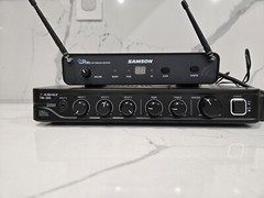 Ashly TM-360 Public Address Mixer/AmplifierWith Samson Cr 88x Uhf Wireless…