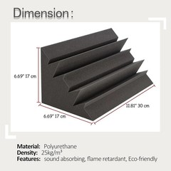 12 Pack Bass Traps and 4 Pack Corner Acoustic Cubes