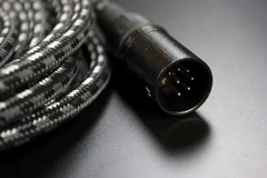 7 Pin XLR 20ft Female Male Vacuum Tube Microphone 20′ Cable Cord Black Tweed Mic