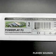 Behringer Powerplay P2 Ultra-Compact Personal In-Ear Monitor Amplifier Black