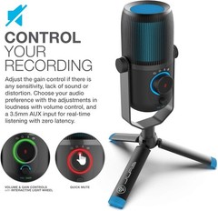 JLab Audio Talk USB Microphone Plug and Play USB-C Output – 96k Sample Rate