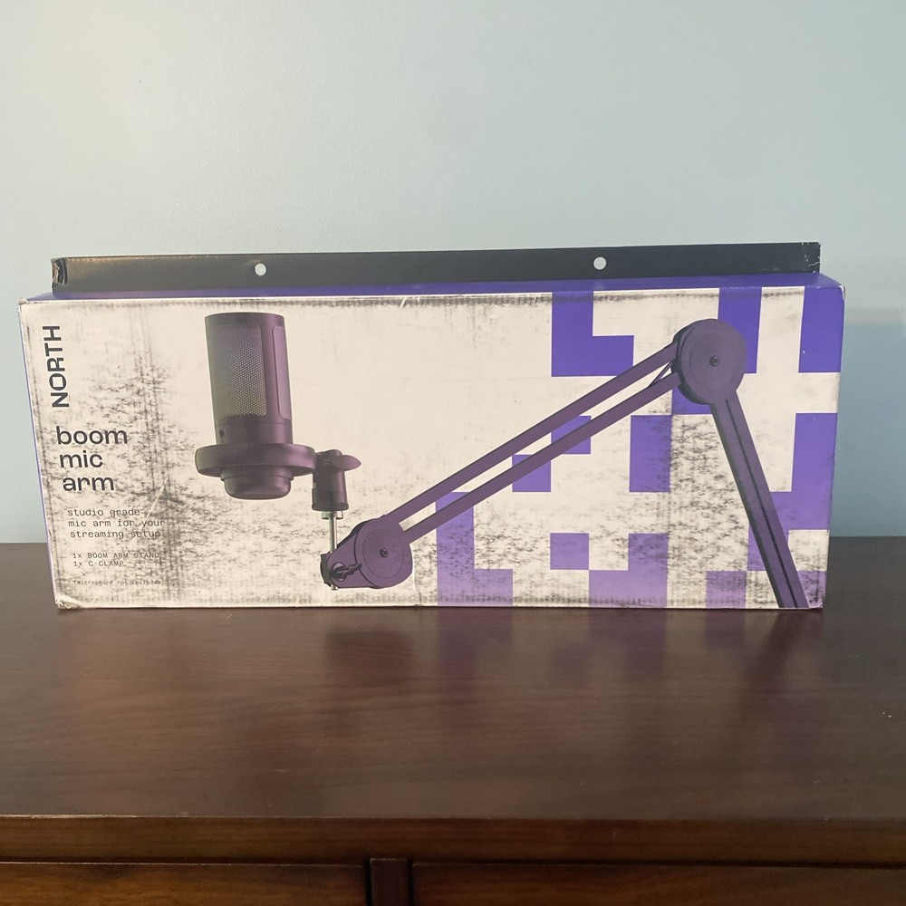 Boom Mic Microphone Arm With Universal Desk Clamp Steel