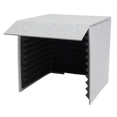 Desktop Soundproof Cover Vocal Recording Booth Vocal Sound Absorbing Shield NEW