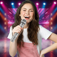 Rhinestone Microphone Sleeve – Sparkly Bling Crystal Mic Handle Cover, Fits Most