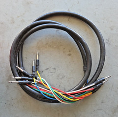 10 FT – 4 To 8-Channel Audio Snake – 1/4” TRS Phone to TS Phone Splitter / #5