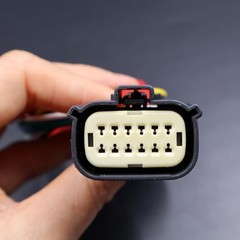 LIZAPUS 2Pcs Headlights Connector Compatible with Chrysler 200 2015-2017