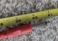 Hosa CPP-801 8-Channel 1/4″ TS 1-Meter 41″ Male CABLE SNAKE + Extra Cable – Used